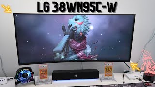 LG 38WN95CW UltraWide USBC Monitor Review  The Best 38inch Monitor [upl. by Irpac]