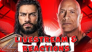 MONDAY NIGHT RAW LIVESTREAM AND REACTIONS WRESTLEMANIA 40 GO HOME SHOW [upl. by Almira545]