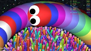 Slitherio AI 001 Strong Bad Snake Skin Hacked vs 2024 Snakes Epic Slither io Gameplay [upl. by Ruphina875]