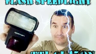 Flash TTL Speedlite SL450N Apeman [upl. by Am580]