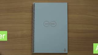 Rocketbook Reusable Smart Notebook At HuntOfficeie [upl. by Loveridge]