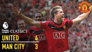 Manchester United 43 Manchester City 0910  Premier League Classics  Manchester United [upl. by Adnala]