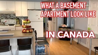 Living in Canada  What basement apartment looks like in Toronto [upl. by Cadell368]