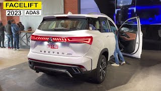 New MG Hector Plus 7 Seater Facelift 2023  Detailed Review [upl. by Sadye]