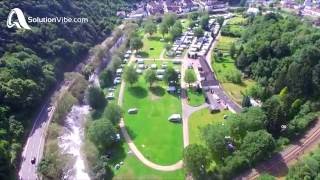 Camping Altenahr in der Eifel  Nürburgring Adenau Campingplatz Ahr Ahrtal Drohnenaufnahmen [upl. by Alvira]