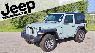 2024 Jeep Wrangler 2Door Sport S Point Of View Walkaround Test Drive and Review [upl. by Soloman749]