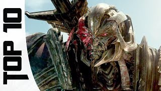 TOP 10 SCENES  MEGATRON quotTF 1235quot [upl. by Acinom]