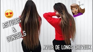 COMMENT AVOIR DE LONGS CHEVEUX RAPIDEMENT [upl. by Aicenav]