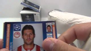 Panini UEFA Champions League 20132014 Stickers Opening a Box Part 12 [upl. by Eelyab]