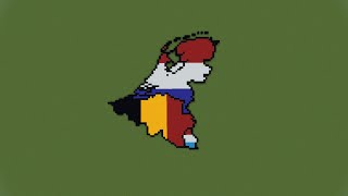 Building the Benelux countries in minecraft pt1 [upl. by Ranger]