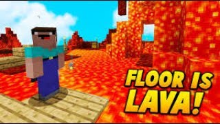 Map The Floor is Lava Minecraft PE [upl. by Mert140]