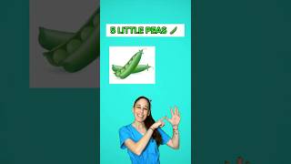 5 Little Peas 🫛 nurseryrhymes shorts [upl. by Fillbert]