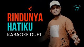 RINDUNYA HATIKU Genta Buana Karaoke duet artis cowokpria [upl. by Hancock]