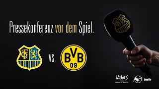 1 FC Saarbrücken  Bor Dortmund II  Pressekonferenz vor dem Spiel 5 Spieltag 2324 [upl. by Champagne799]