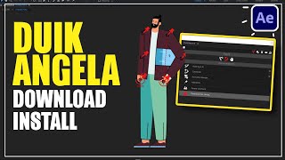 DUIK ANGELA Download And Install 2023  After Effects Tutorials [upl. by Manoff]