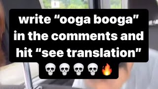 Instagrams outrageous translations of Ooga Booga [upl. by Anerda460]