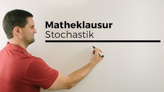 Matheklausur Übersicht Stochastik Wahrscheinlichkeitsrechnung Vokabeln  Mathe by Daniel Jung [upl. by Uhayile]