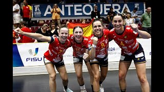 🇪🇸🏐 Guerreras España ganan Mundial Balonmano en Antequera [upl. by Kopans564]