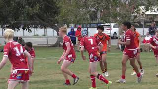 CAOS U14 Div1 Rd 12 Dolphins vs East Tigers [upl. by Rehctelf186]