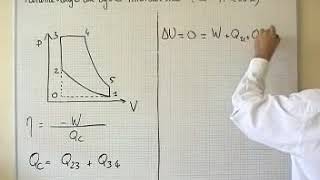 thermodynamique  machine thermique  moteur réel calcul de rendement [upl. by Cahn874]