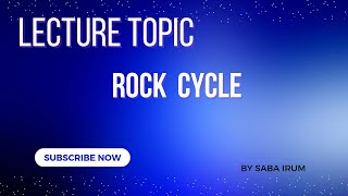 The Rock Cycle  Transformations of Earths Rocks Explain in Urdu [upl. by Drye594]