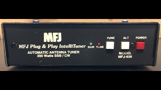 MFJ939 Plug amp Play IntelliTuner review [upl. by Chi]