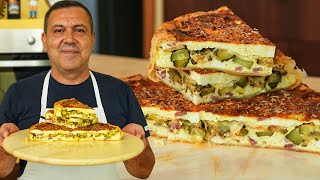 TORTA RUSTICA CON ZUCCHINE RICOTTA e SALAME  Ricetta Facile FATTA in CASA [upl. by Akinahc]