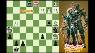 Knight Attack fb part 09Bishop check lineThe final countdownKoplax chess [upl. by Llenrod]