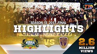 T10 League Season 1 Final Kerala Kings VS Punjabi Legends [upl. by Omik]