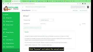 Creating Multiple Consignment NotesBulk Ship Using CityLink Express Online Shipment Creator OSC [upl. by Mert760]