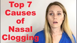 Top 7 Causes of Nasal Clogging or Nasal Obstruction [upl. by Ayam390]