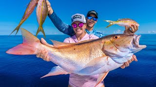 Record Breaking Deep Sea Snapper  Florida Keys Yellowtail amp Mutton [upl. by Serica798]