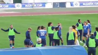 Algarve Cup 2015 USWNT vs Iceland  halftime [upl. by Whiney]