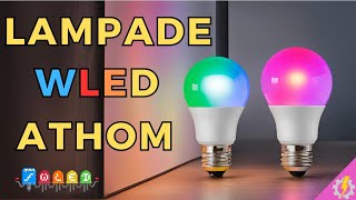 Prova Lampadine RGB WLED Athom Technology  Color Bulb [upl. by Ilojna]