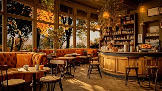 Smooth Fall Jazz for Work Study  Relaxing Autumn Piano Jazz Music at Cozy Coffee Shop Ambience [upl. by Carmena]