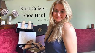 MY LONG AWAITED KURT GEIGER SHOE HAUL [upl. by Eliath921]