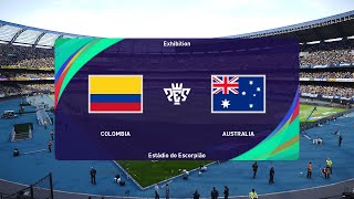 Colombia U20 vs Australia U20 01092024 U20 World Championship PES 2021 [upl. by Jablon697]