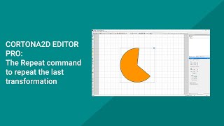 Cortona2D Editor Pro Tutorial The Repeat command to repeat the last transformation [upl. by Four]