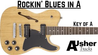 A Blues Backing Track  Guitar Backing Track in A major [upl. by Anek]