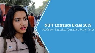 NIFT Entrance Exam 2019 Students Reaction General Ability Test [upl. by Bois]