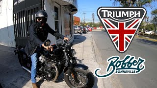 TRIUMPH BOBBER 2021  ES UNA GRAN MOTO [upl. by Stasny]