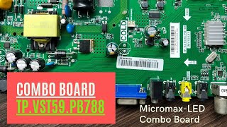 Combo Board tp vst59 pb788 voltage configuration  How to check micromax combo board tpvst59pb778 [upl. by Enyrb]