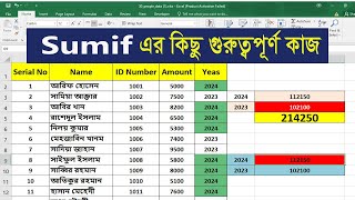 how to use sumif in excel  sumif function in excel  Sumif function tutorials Putul Tech [upl. by Damalas]