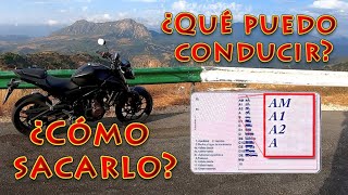 Tipos de CARNET de MOTO  AM A1 A2 A  REQUISITOS Y CILINDRADA  Motovlog 16 [upl. by Ahsele]