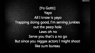 Snootie Wild  Yayo lyrics ft Yo Gotti  Lyrics Video [upl. by Nidnal]