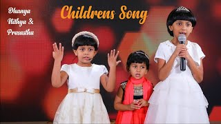 Abednego Shadrach Meshach  Sunday School Song  Dhanya Nithya amp Prasastha [upl. by Ittak]