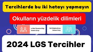 Tercih yaparken nelere dikkat edelim  Okulların yüzdelik dilimleri [upl. by Avid]