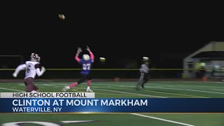 Highlights Clinton Mount Markham Football Play Week 8 Game to Close Seasons [upl. by Ilsel]