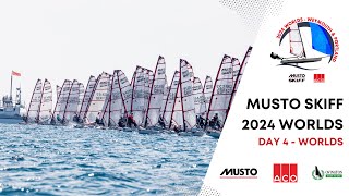 ACO 13th Musto Skiff World Championship 2024  Race Day 4 Video [upl. by Schrick]