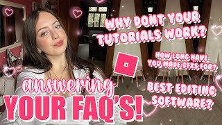 ANSWERING your frequently asked QUESTIONS  mxddsie ♡ [upl. by Leopold]